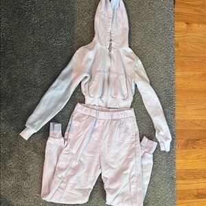 H&M Light Purple Hooded Tracksuit